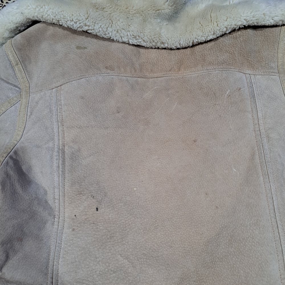 π(Final price) STEVE MADDEN LEATHER WINTER COAT-M - Picture 12 of 13